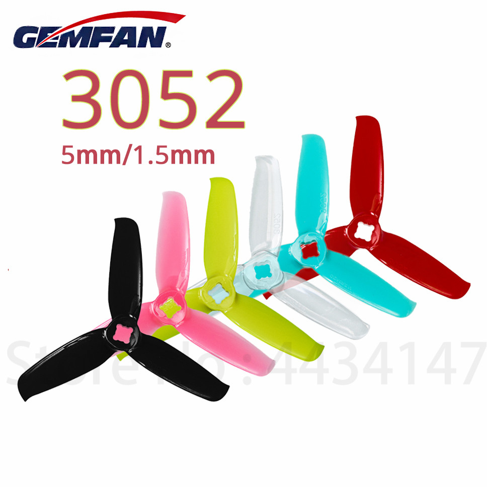 Walksnail Avatar Hd Goggles X - Gemfan Flash 3052 1.5mm/5mm 3inch 3-Blade