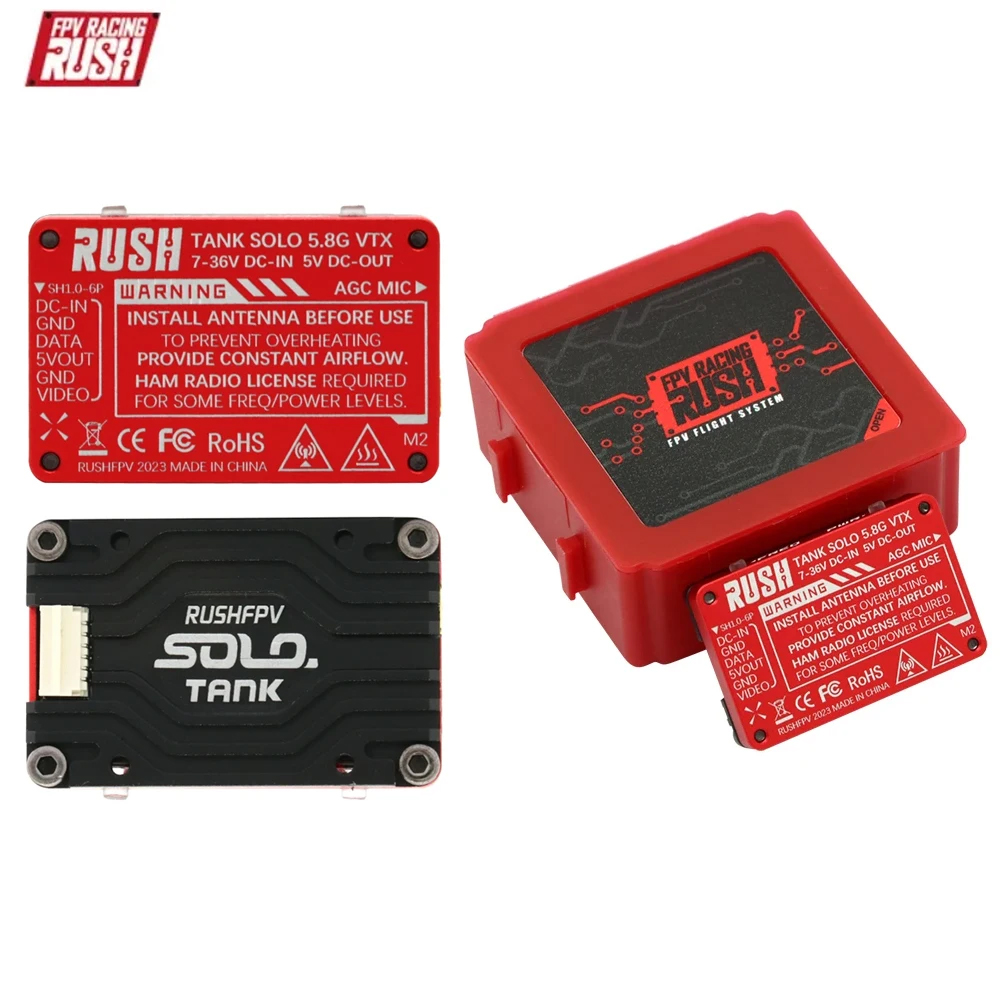 RushFPV Rush FPV Max Solo 2.5W - Rushfpv Rush Max Solo 5.8G 2.5W Vtx 评论和价格
